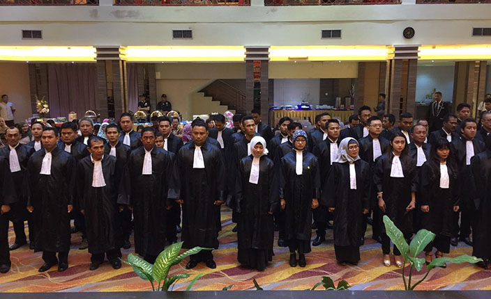 Rapimda dan Pengangkatan Advokat KAI Kalimantan Selatan di Hotel Aria Barito Banjarmasin, 26 April 2016 1