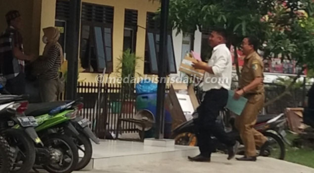 Terkait Kasus OTT, Polres Batubara Sita Dokumen di Kantor Inspektorat