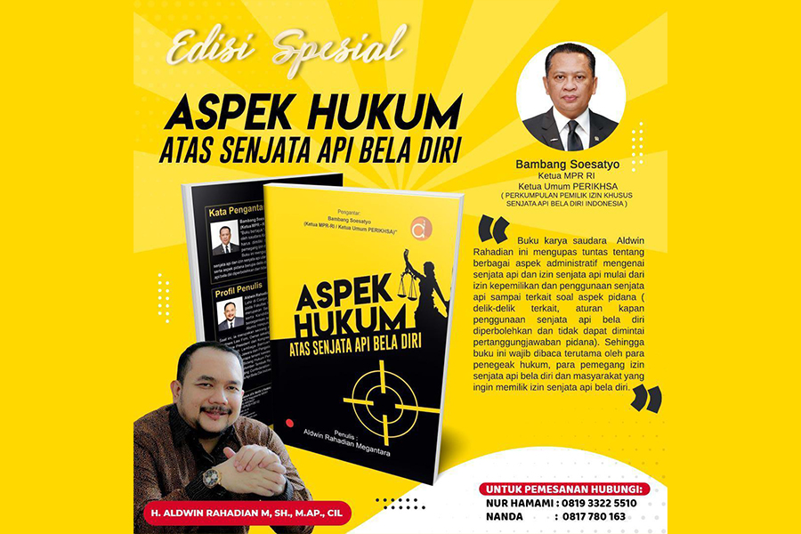aspek hukum senjata api bela diri karya aldwin rahadian