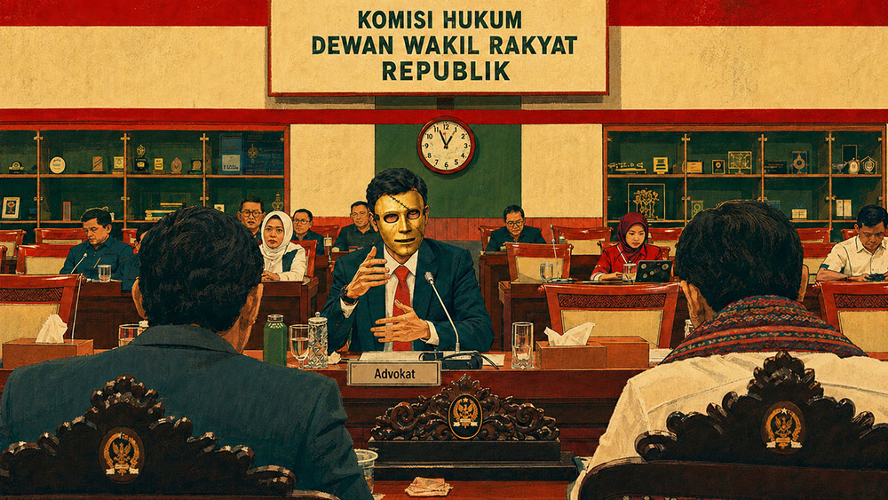 Suaka Hukum yang Dikepung_art pics